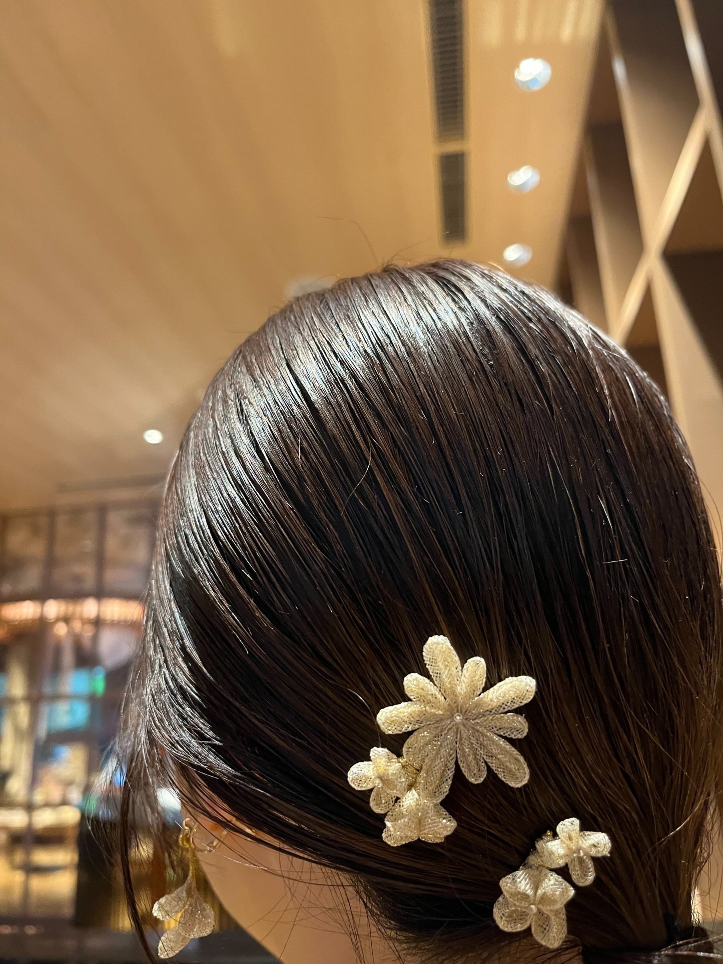 髪飾りコームミニ 2個セット kanzashi